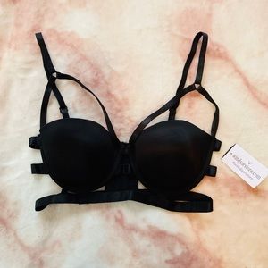 Black Multi-strap Bra